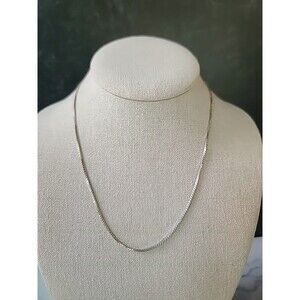 Italy 925 Sterling Silver Chain Necklace Vintage